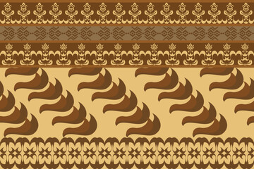 thai style fabric  pattern seamless design for cloth , fabric , carpet , wallpaper , backdrop etc.
