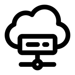 cloud icon for illustration