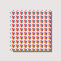"Abstract geometric pattern design featuring vibrant colors and smooth lines. This modern and stylish pattern is perfect for use in a variety of creative projects, including textiles, home decor, webs