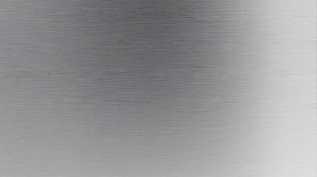 Silver brushed metal texture presents a light gray metallic pattern on its stainless steel surface