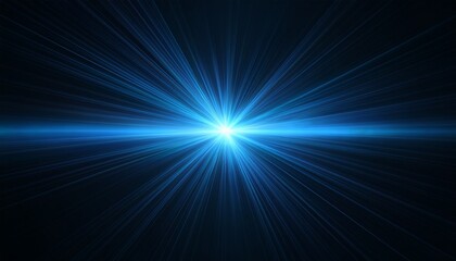 an isolated blue blink light effect background lighting flare