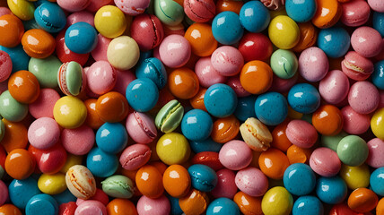 Obraz premium texture Colorful Candy Delight