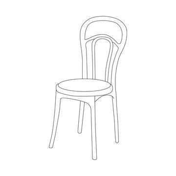 recommend clip art: Chair line art vector design. Chair outline illustration design.