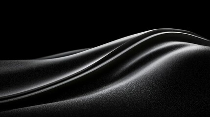Fototapeta premium A black and white abstract image of a wave.