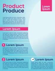 Colorful Business Product Infographic with Vibrant Design and Structured Layout