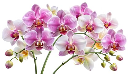 orchid isolated on white background