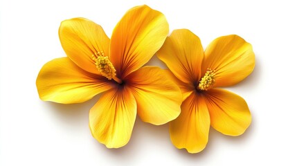 yellow flowers with delicate petals. Perfect for floral websites, spring themes, and nature blogs.