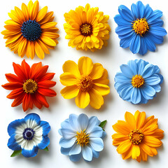 Colorful floral design arrangement image