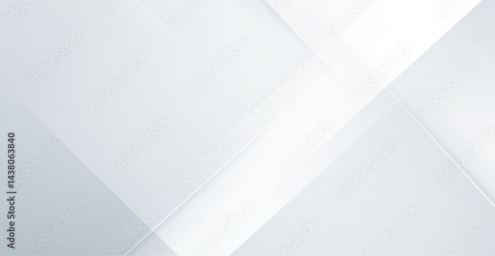 Poster modern geometric background texture design. tone white and gray color abstract simple style. space c