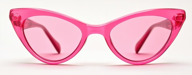 Trendy pink cat-eye sunglasses (1)