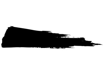 和風素材　筆で描かれたダイナミックな線のイラストセット　ベクター