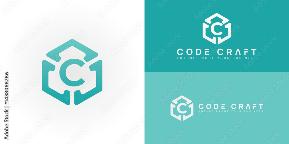 Poster the logo features a central c surrounded by an abstract hexagon formed by interconnected elements, r