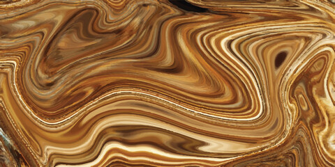 Obraz premium Abstract Organic red Wave Lines Forming Natural Pattern as Wallpaper Background Illustration, yellow waves on a yellow background ,