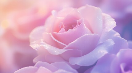 A vibrant pink flower in full bloom with a soft focus background, highlighting the delicate petals and creating a dreamy atmosphere.