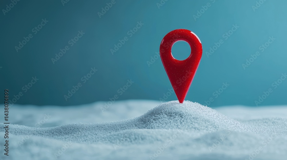 Poster location map pin marker map pin marker with a pulsing animation, focus on the dynamic and interactiv