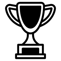 gold trophy cup icon