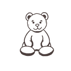 teddy bear vector illustration