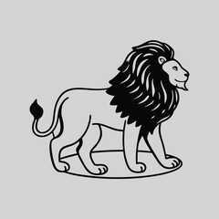 Graphic Jungle Lion Poster