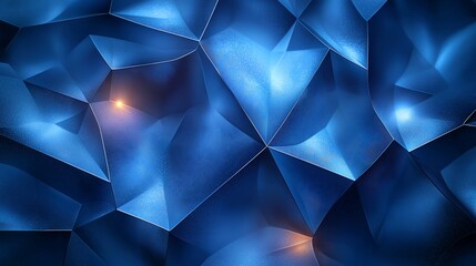 Blue Crystal Background

