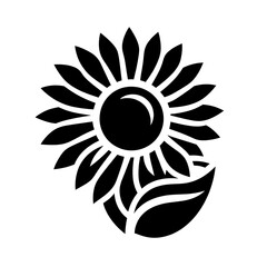 abstract sunflower vector illustration