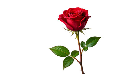 Fototapeta premium single red rose