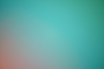 Abstrakte Grafik mit Verlauf aus orange und türkis wie bei Sonnenaufgang oder Sonnenuntergang