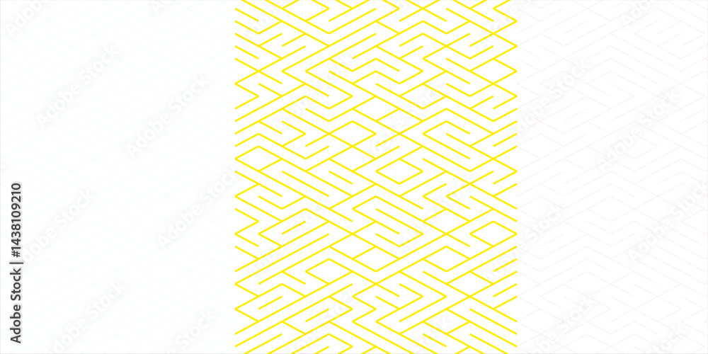 Poster abstract gemetric pattern with colored elements