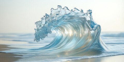 Ocean Wave Crashing Water Nature