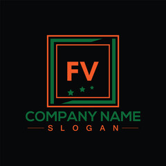 Creative logo design with abstract shape