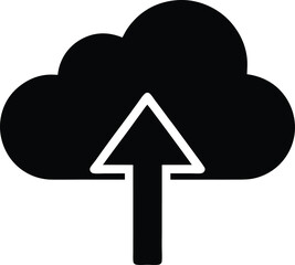 cloud with arrow down icon download or sync symbol