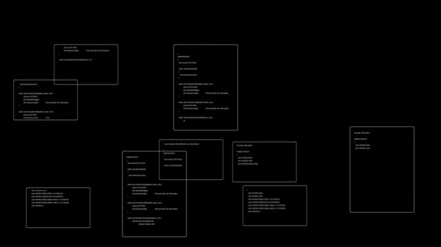 Random programming code lines and symbols forming an abstract tech background. Ideal for cybersecurity, coding, software, and digital data themes