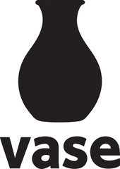 black and white vases