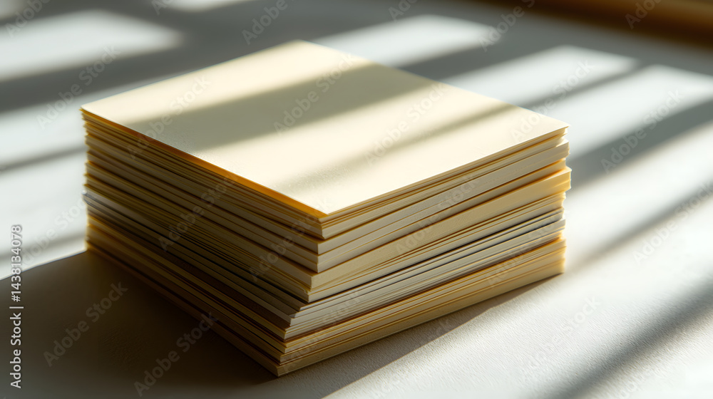 Poster organized sticky notes with matching hues evening light creative workspace minimalist environment cl