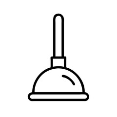 plunger icon vector illustration