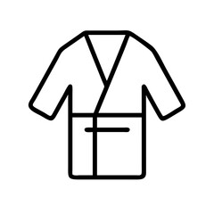 bathrobe icon vector illustration