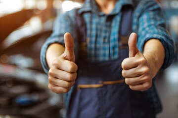 Customer thumbs up for quality marks satisfaction, car repair services, and maintenance, and excellent ratings for confidence to consumers, guarantee performance and guarantee the best quality.