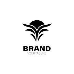 Raven Logo. Raven Logo Design. Raven Logo Brand. Raven Logo Vector Design Isolated on White Background