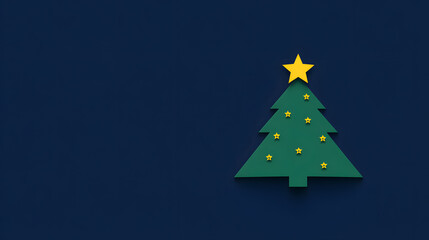 christmas, tree, holiday, xmas, decoration, winter, vector, christmas tree, card, celebration, star, snow, illustration, season, new year, design, december, new, year, snowflake, paper, merry, stars, 