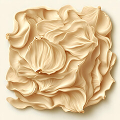 Abstract Light Beige Garlic Texture Design
