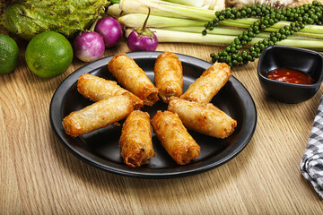 Vietnamese cuisine fried spring roll