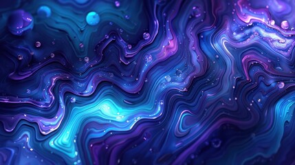 Abstract Swirls of Colorful Waves - A Mesmerizing Cosmic Pattern for Artistic Inspiration