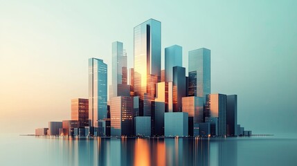 Fototapeta premium Architecture logo with sleek geometric designs and symbolic building elements for professional branding and business themes