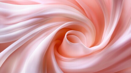 A close up shot of a pink and white fabric