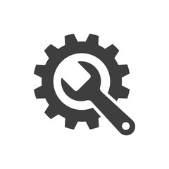 Service tools icon on transparent background.