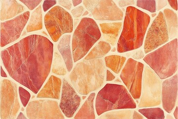 Abstract mosaic wall pattern.  Colorful stone tiles