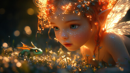 Fairy Closeup Magical Animated