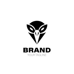 Vulture Logo. Vulture Logo Design. Vulture Logo Brand. Vulture Logo Vector Design Isolated on White Background