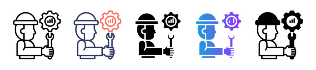 Workflow Optimization multiple icon