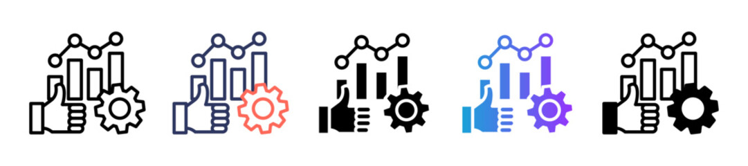 Operational Excellence multiple icon