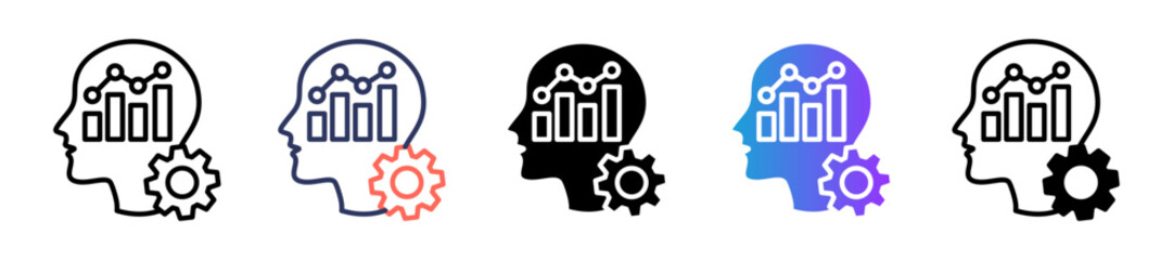 Business Intelligence multiple icon
